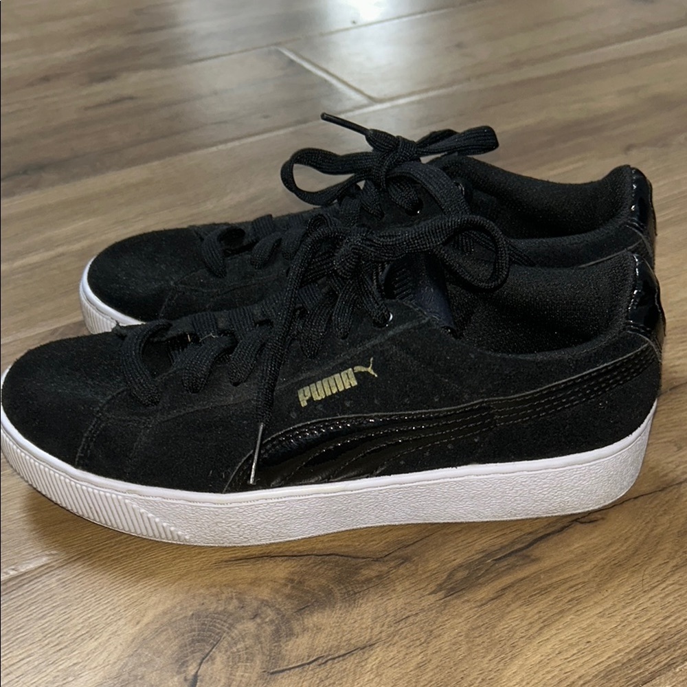 Puma Soft Foam Platform Black Sneakers